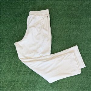 Adidas Basketball One Velour Statement Pants Cloud White Size Medium  IA3454 New